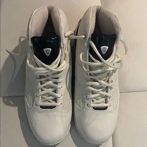 Reebok White and Black High-Top Sneakers
Vintage